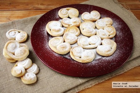 Cómo hacer palmeritas de brioche. Receta