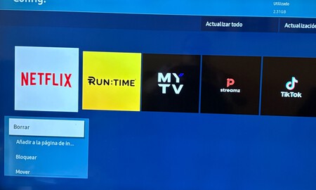 Borrar app Netflix