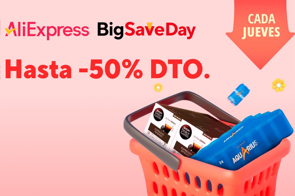 Sólo hoy, smartphones, tabletas, consolas y más con hasta un 57% de descuento en el Big Save Day de AliExpress 