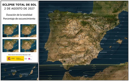 Eclipse Solar Trio Tres 2027 2028 Visibles Espana