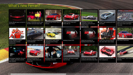 RSSW Ferrari para Windows 8