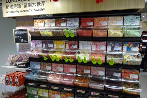 Hk Cwb Park Lane Basement Shop Ikea Food Saturday Candies Display Dec 2015 Dsc
