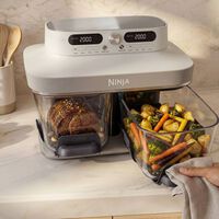 La Ninja Crispi se reinventa con un nuevo modelo que ya está disponible: mantiene el cristal, pero ahora con doble cesta 