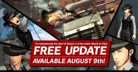 Attack on Titan 2 se actualizará con nuevos contenidos basados en la tercera temporada de la serie anime