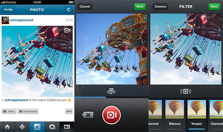 Instagram se introduce en el vídeo finalmente