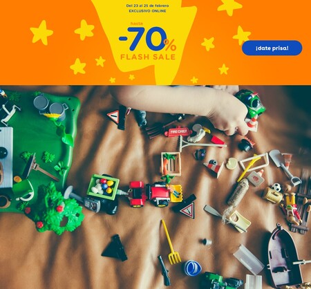 Flash Sale en Toys 'r us con descuentos de hasta el 70% en juguetes Nerf, Playmobil o Hasbro