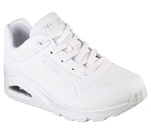 Skechers Uno, Zapatillas Mujer, Blanco