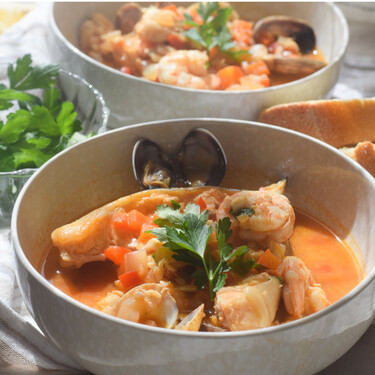 Cataplana portuguesa de pescado, un guiso sencillo y muy sabroso