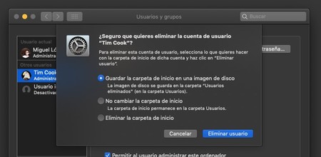 Borrar Cuenta Usuario Mac