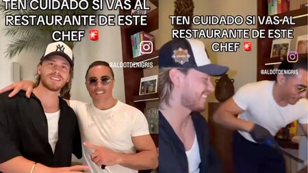 Aldo de Nigris con Salt Bae