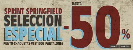 Springfield: súper rebajas en su tienda on line