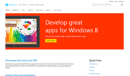 Windows 8: los desarrolladores y Windows Store