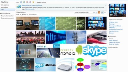 SkyDrive dará alojamiento ilimitado para fotos y documentos de Office