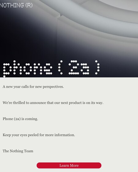 Nothing Phone 2a Teaser Email