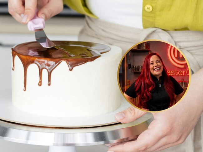 Lili Cuéllar, pastelera experta y mentora en MasterChef 24/7: para aplicar el betún perfecto “el brazo tiene que estar lo más pegado al cuerpo para que esté lo más recto”