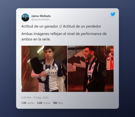 Tweet de Jaime Mellado