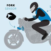 Este airbag inalámbrico será aún más seguro gracias a un sensor instalado en la moto que llegará en 2020