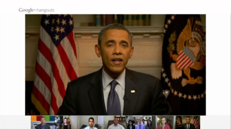 Obama En Hangout
