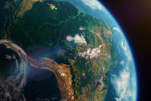 Planeta Terra visto no espaço