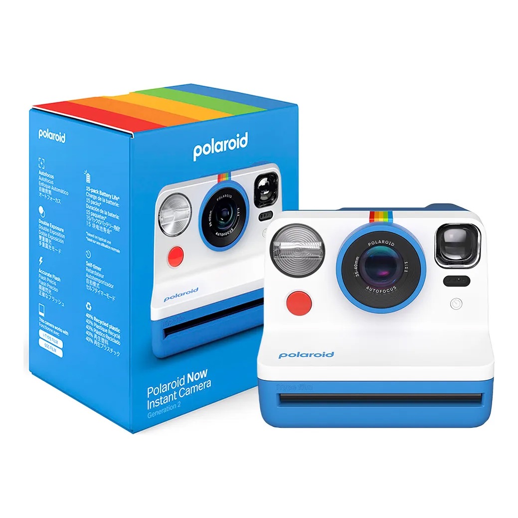 Polaroid Now Câmera Instantânea 2ª Geração (Azul-celeste)