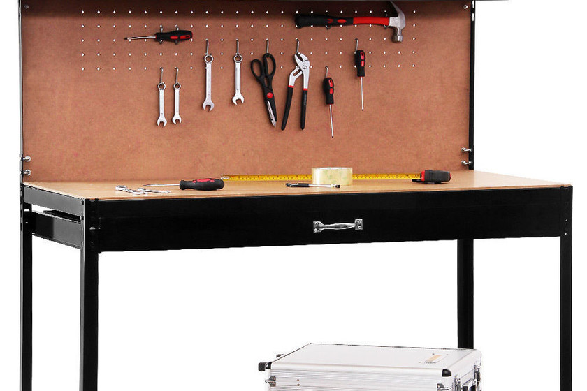 Ideal para el garaje: banco de herramientas con cajón por 59,99 euros