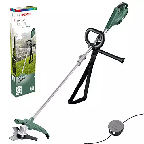 Bosch AFS 23-37 - Desbrozadora (Cuchilla de 3 Hojas, 3 Hilos de Corte, empuñadura Adicional)