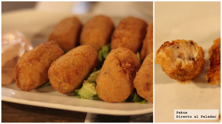 Sabrosas croquetas de cecina y boletus. Receta