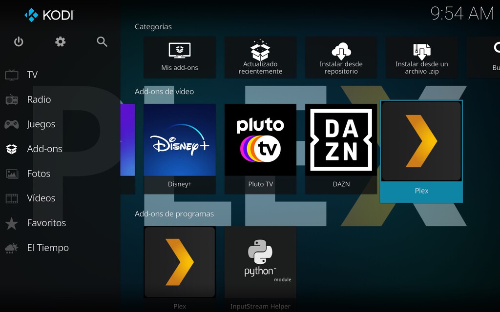 Cómo usar Plex desde Kodi y qué ventajas ofrece frente a la aplicación oficial
