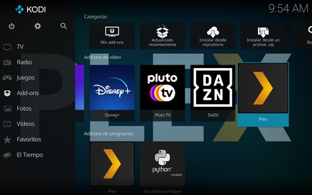 Así puedes usar Plex desde Kodi y estas son las ventajas que ofrece frente a la aplicación oficial