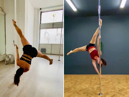 pole dancing entrenamiento en forma