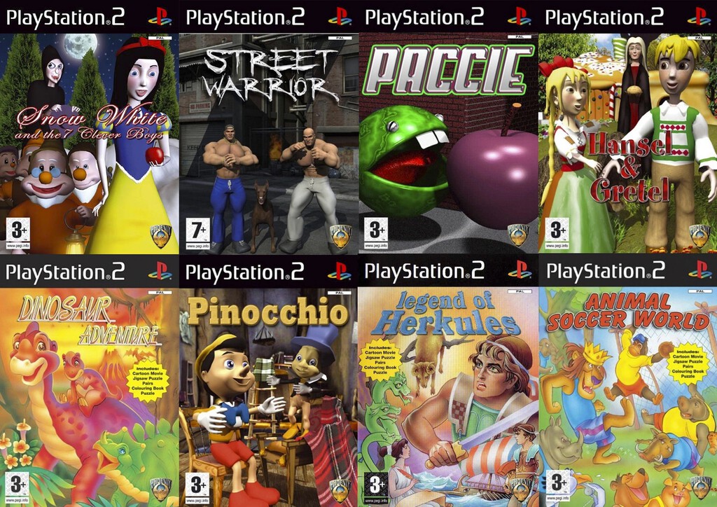 Phoenix Games, o cómo crear una compañía centrada en juegos cutres de portadas aún peores para PS2 sobrevivió 10 años 