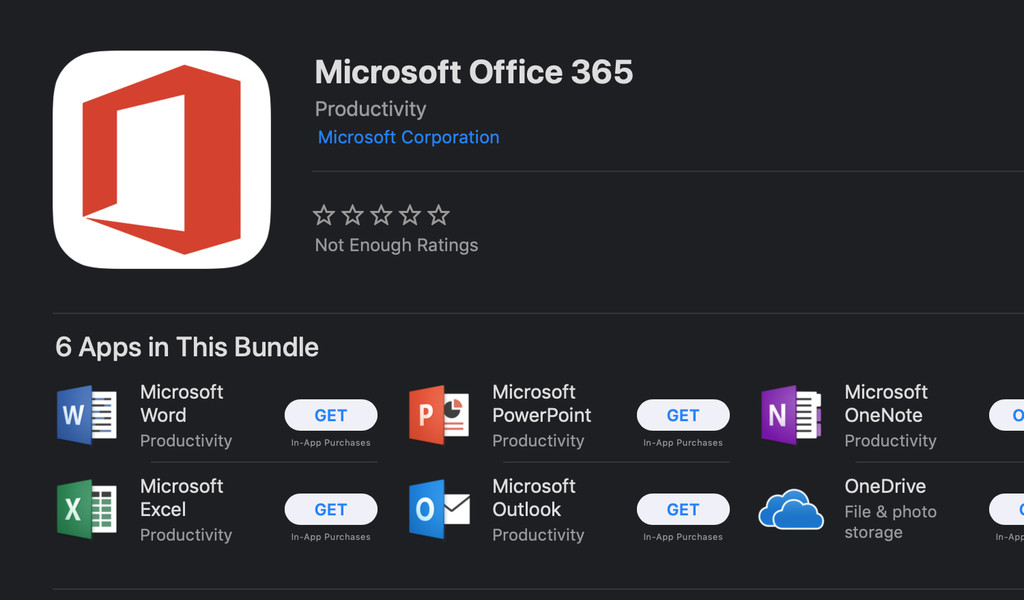 Microsoft Office ya disponible en la Mac App Store