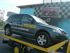 Volkswagen Touareg averiado