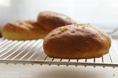 Pan de hamburguesa casero. Receta