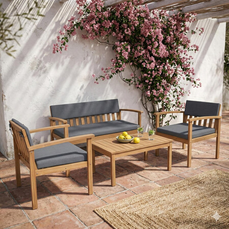 Conjunto De Jardin Set Cafe Java