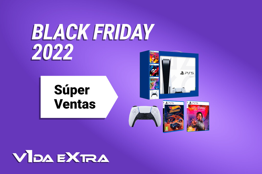 ¡Este pack de PlayStation 5 en oferta por el Black Friday es una locura! 5 juegos y 2 mandos extra con casi 40 euros de descuento 