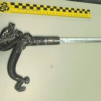 Un ladrón huyó por los tejados de un pueblo de Toledo. Cuando la Guardia Civil lo acorraló, sacó un bastón-estoque