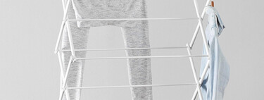 Este tendedero plegable de Amazon es ideal para secar la ropa en pisos pequeños