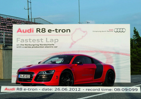 Audi R8 Etron Nurburgring