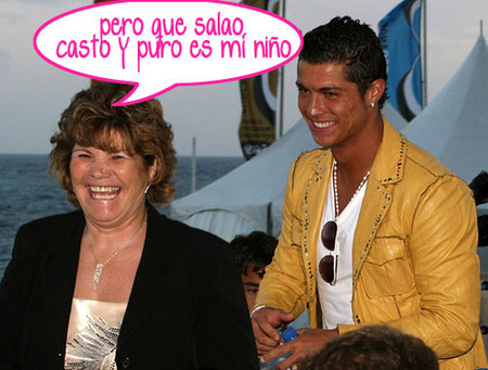 Cristiano Ronaldo no es un mujeriego... según su madre