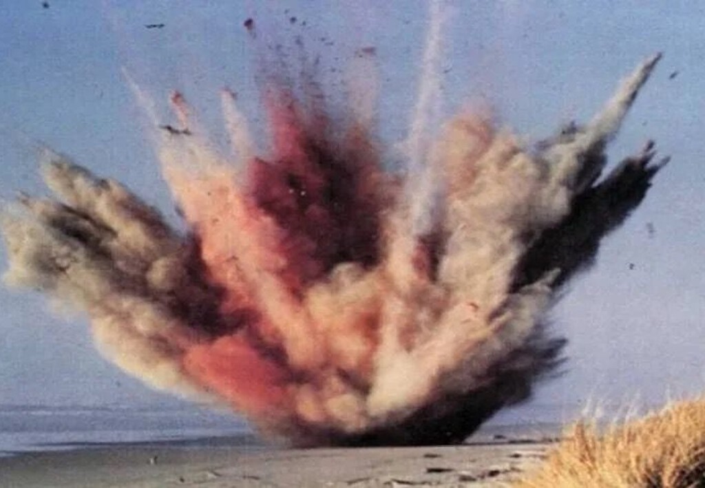 Cuando un pueblo se encontró una ballena muerta en sus playas decidió dinamitarla. 55 años después siguen celebrándolo