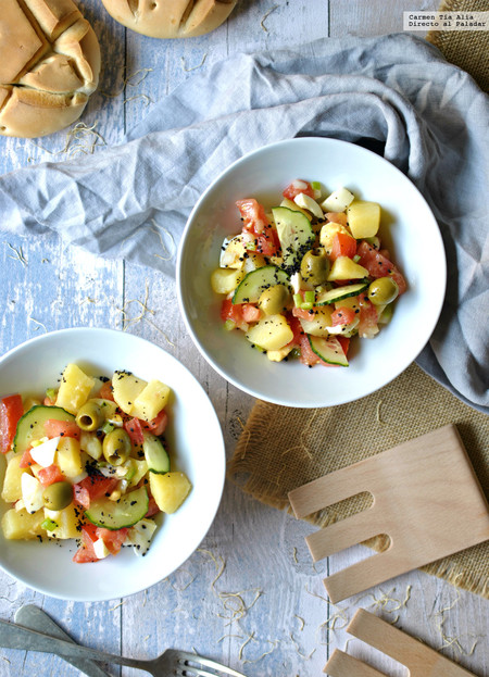 Cómo hacer ensalada campera con Thermomix