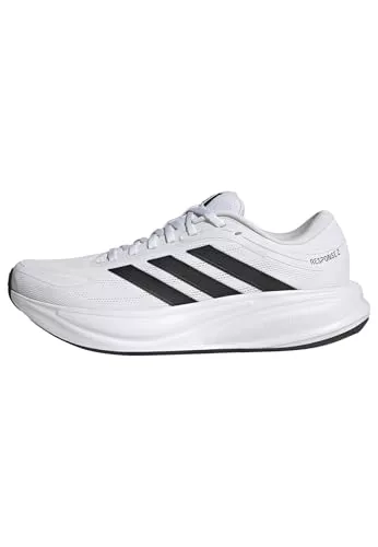 adidas Hombre Response 2 Running Shoes, FTWR White/Core Black/Iron Met., 44 2/3 EU
