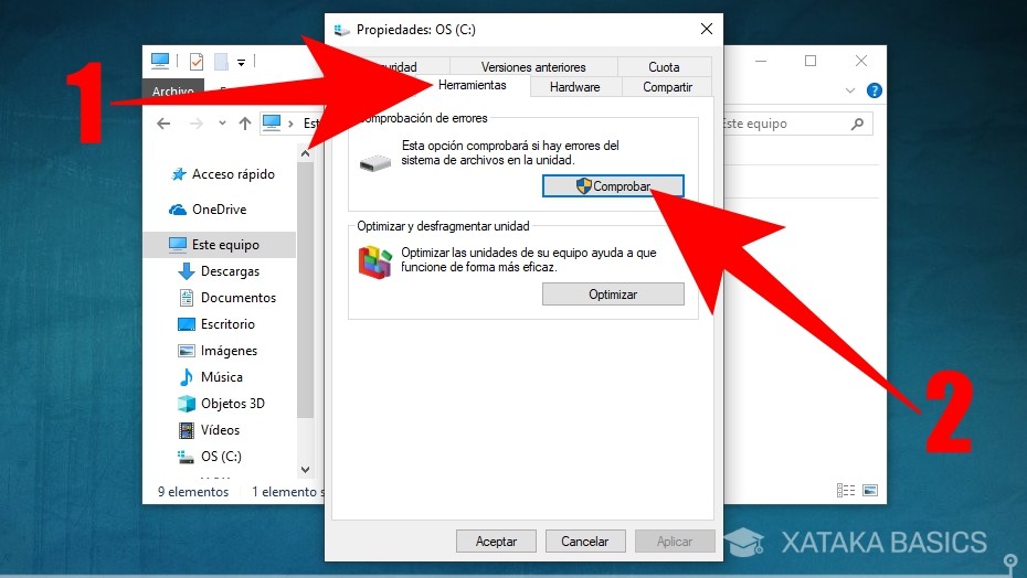 Cómo corregir los errores de tu disco duro automáticamente en Windows
