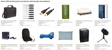 20% de descuento en artículos de Amazon Basics para prepararse antes del Black Friday