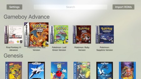 Usar emuladores en el nuevo Apple TV es posible