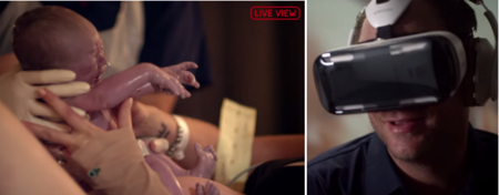Un padre asiste al nacimiento de su bebé a miles de kilómetros gracias a la realidad virtual (vídeo)