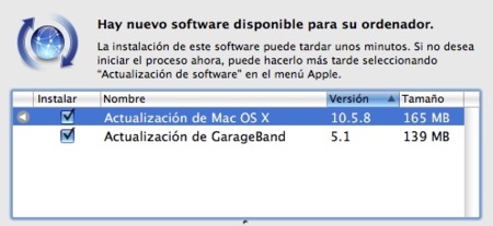 Mac OS X 10.5.8 ya disponible