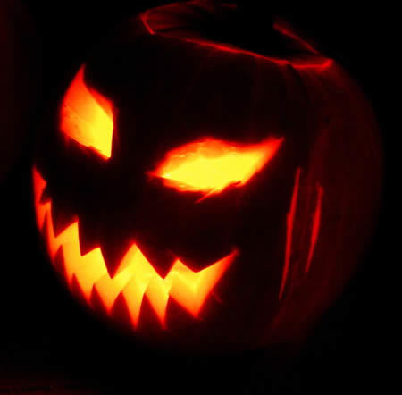 Una calabaza de Halloween