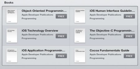 Imagen de la semana: los libros gratuitos de desarrollo en iOS de Apple